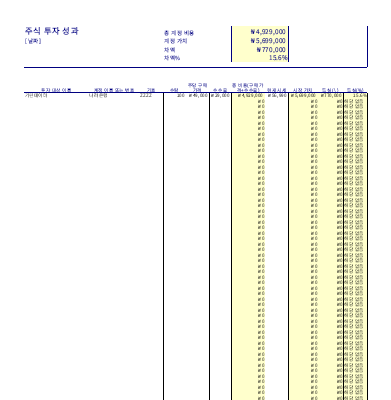 기록|주식 투자 성과